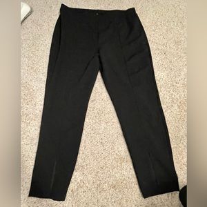 Split hem pants
